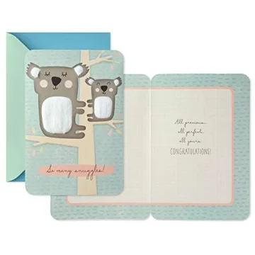 Adorable Hallmark Baby Shower Card for New Parents