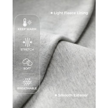 CRZ YOGA Lightweight Fleece Lined Hoodie for Men