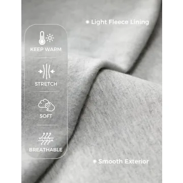 CRZ YOGA Lightweight Fleece Lined Hoodie for Men