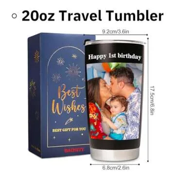 Customizable 20oz Personalized Coffee Tumbler - Gifts