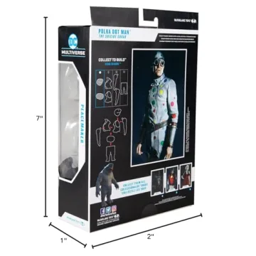 DC Multiverse Polka Dot Man 7" Action Figure with King Shark Piece