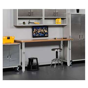 Seville Classics UltraHD Adjustable Workbench 2000 lb Capacity
