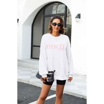 EGELEXY Fiancee Era Sweatshirt for Brides-to-Be