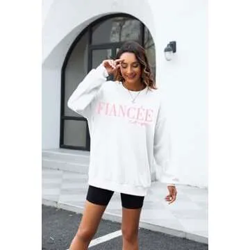 EGELEXY Fiancee Era Sweatshirt for Brides-to-Be