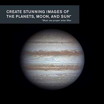 Celestron – NexImage 10 Solar System Imager – Astronomy Camera for Moon, Sun, and Planets – 10...