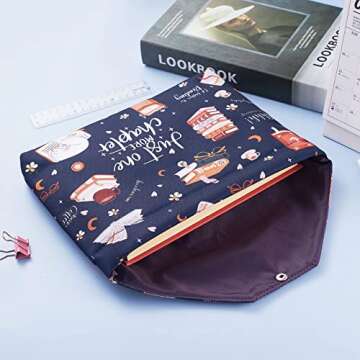 Just One More Chapter Book Sleeve - Protect Your Books