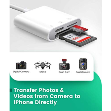 Convenient AkHolz SD Card Reader for iPhone & iPad
