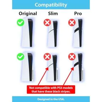 TotalMount Original Mount for Original PS5 Models (Not Compatible with PS5 Slim or Pro)