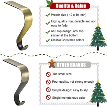 6 Pcs Durable Christmas Stocking Holders Set for Your Home