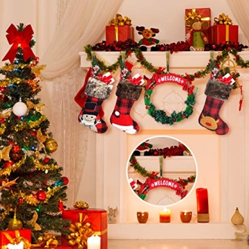 6 Pcs Durable Christmas Stocking Holders Set for Your Home