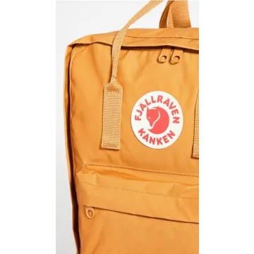 Fjallraven Women's Kanken Backpack, Acorn, Orange, One Size