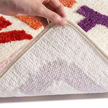 QJHOMO Get Naked Bath Mat Cute Bathroom Rugs Funny Non Slip Bathtub Decor Mats Super Absorbent Floor Carpet Machine Washable Bahtmat for Tub, Shower, Bedroom (20x32 inch)