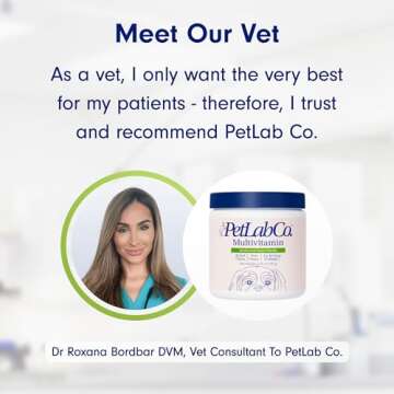 PetLab Co. 22 in 1 Dog Multivitamin - Support Dog's Immune Response, Skin, Coat, Joints & Overall He...