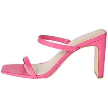 Stylish The Drop Avery High Heeled Sandal in Hot Pink