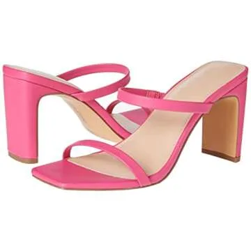 Stylish The Drop Avery High Heeled Sandal in Hot Pink