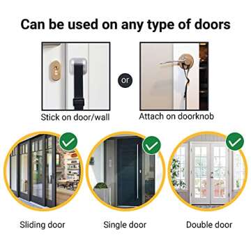 SVD.PET Puppy Bell Doorbell, Dog Bell for Potty Training, Attach to doorknob or Anywhere Near The Door, Length and Height Adjustable (Pink)