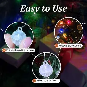 Pozzolanas 100PCs Mini LED Party Lights for Decoration