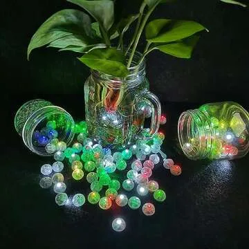 Pozzolanas 100PCs Mini LED Party Lights for Decoration