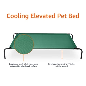 Amazon Basics Elevated Dog Bed for Large Dogs
