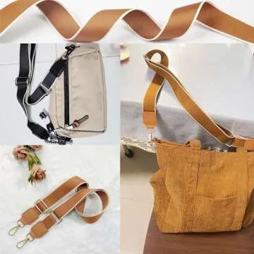 6Yards Polyester Cotton Webbing Strap 1.5 Inch Patterned Nylon Webbing Ribbon for Crafts Bag Handles 38mm Brown Striped Webbing Bag Strap Replacement DIY Pet Collars Leash Camera Strap Shoulder Straps