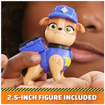 Rubble & Crew Cement Mixer Truck Toy with Action Figure