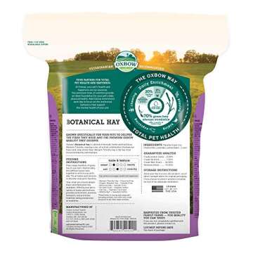 Oxbow Animal Health Oxbow Botanical Western Timothy Hay - All Natural Hay for Rabbits, Guinea Pigs, ...