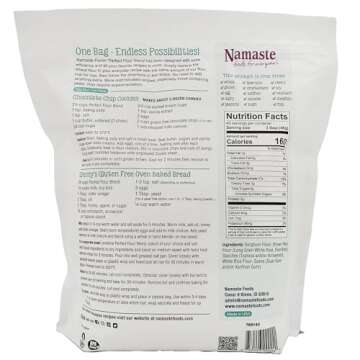 Namaste Foods - Gluten Free Perfect Flour Blend - 5lb, Vegan & Allergen-Free