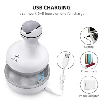 COMFIER Cordless Scalp Massager with 84 Nodes