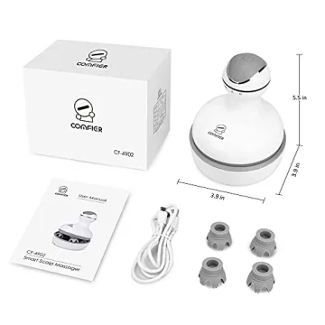 COMFIER Cordless Scalp Massager with 84 Nodes