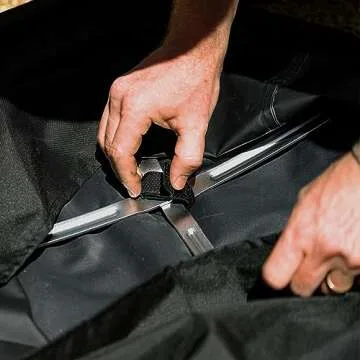 Solo Stove Yukon Shelter - Weather-Resistant Round Cover for Solo Stove Yukon Fire Pit and Accessories - PVC-Coated Polyester with Aluminum Reinforcement - Waterproof Year-Round Protection