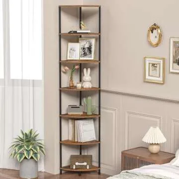 Stylish Greatseas Corner Plant Stand Shelf for Small Spaces
