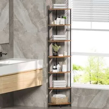 Stylish Greatseas Corner Plant Stand Shelf for Small Spaces