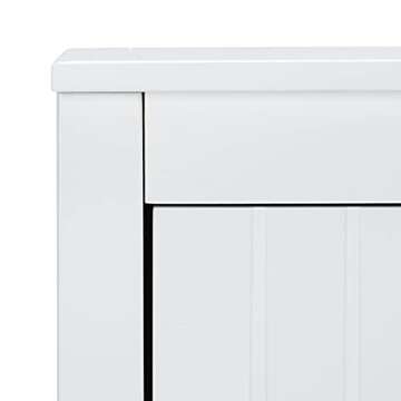 SAFAVIEH Home Collection Tegan 2-Drawer --Bedroom --LivingRoom Accent Side Table Storage Nightstand NST5004A, White