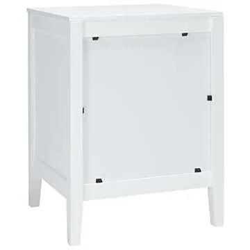 SAFAVIEH Home Collection Tegan 2-Drawer --Bedroom --LivingRoom Accent Side Table Storage Nightstand NST5004A, White
