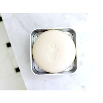 Babo Botanicals Sensitive Baby Fragrance-Free 2-in-1 Shampoo & Wash Bar - Shea Butter, Calendula & Aloe Vera - EWG Verified - Cruelty-Free - Vegan - Pediatrician Tested - For Babies & Kids