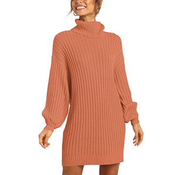 Stylish ANRABESS Women Oversized Sweater Dress for Fall