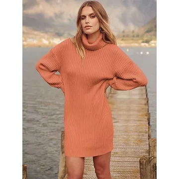 Stylish ANRABESS Women Oversized Sweater Dress for Fall