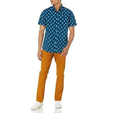 Amazon Essentials Men's Slim-Fit Casual Stretch Chino Pant, Dark Camel, 38W x 29L