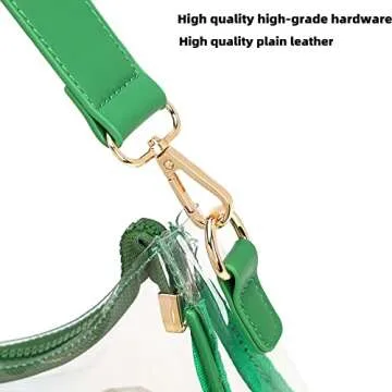 CYHTWSDJ Clear Bag Stylish Stadium Approved Purse