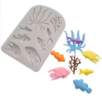 Seaweed Silicone Molds for Kids - Baking Fun & Easy
