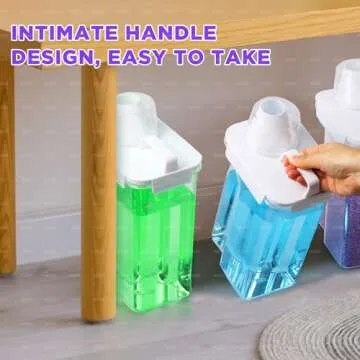 Organize Laundry with 3 Pack Liquid Dispensers Set 95oz