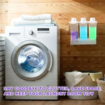 Organize Laundry with 3 Pack Liquid Dispensers Set 95oz