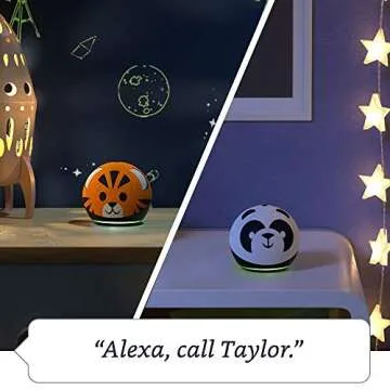 Echo Dot (4th Gen) Kids + Echo Glow | Panda