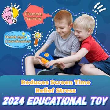 Acvens Fast Push Game,4 Mode,Sensory Toys,Fast Puzzle Game,ADHD,Pop Fidget Toys for Kids Age 6-12,Bi...