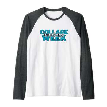 Collage Lab Coaching Week Raglan Baseball Tee
