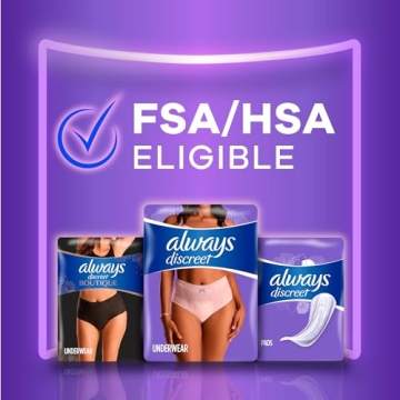 Always Discreet Adult Incontinence Underwear for Comfort