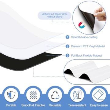 Effortless Organization with 4 Pack Magnetic Dry Erase Boards