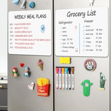 Effortless Organization with 4 Pack Magnetic Dry Erase Boards