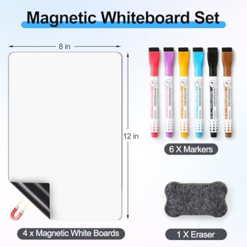 Effortless Organization with 4 Pack Magnetic Dry Erase Boards