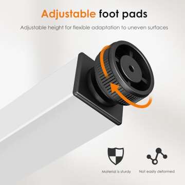 DlandHome Computer Desk, 31.5 inch Modern Simple Desk Computer Table Study Writing Desk for Home Office, White